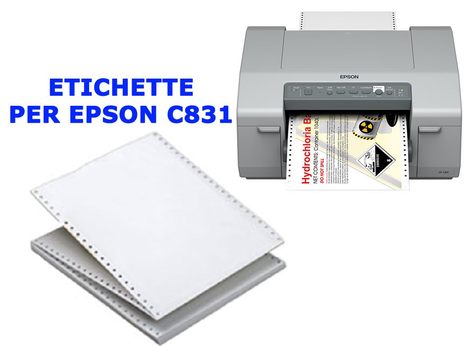 Etichette per Epson Colorworks GP-C831